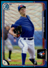 2015 Bowman Chrome Prospects Blue Wave Refractor #BCP166 Blue Jays  Nick Wells