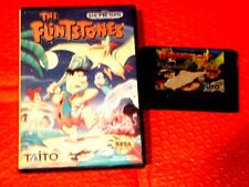 100% AUTHENTIC Flintstones (Sega Genesis, 1993) DAMAGED LABLE WORKS GREAT