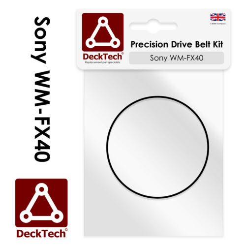 Cinturón de repuesto DeckTech™ para correas de transmisión de goma Sony Walkman WM-FX40 WMFX40 - Imagen 1 de 3