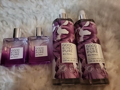 Good KIND PURE IRIS PETALS  EAU DE TOILETTE 8.4 FRAGRANCE MIST LOT