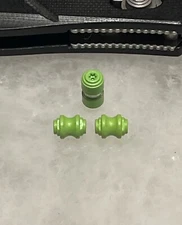 Zombie Green Aluminum Thumb Stud & Standoff For Benchmade 940-2 G10 Handle Knife