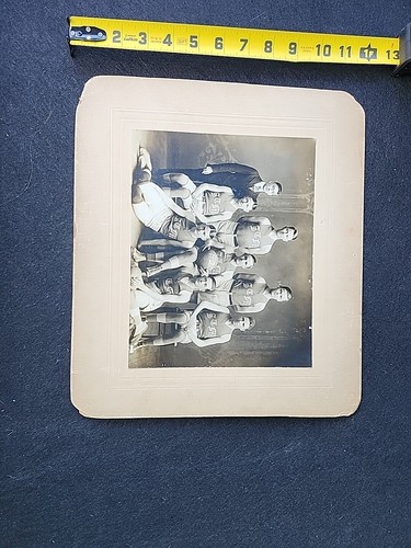 VINTAGE BASKETBALL CABINET 1919-20 GENUINE AUTHENTIC APROX 12X14 NBA RARE *TPHLC - Imagen 11 de 24