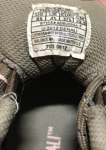 DENALI, Talla 6,5 (Euro 37,5), Tenis en Cuero y Parte Superior de Material Hecho por el Hombre - Imagen 8 de 8