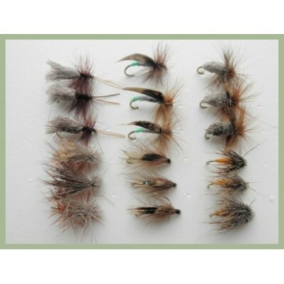 6 Streaking Caddis Trout Flies Hook Size 10//12 Fishing flies