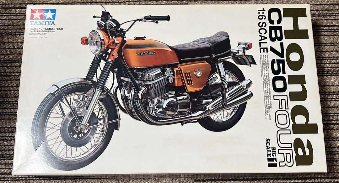 TAMIYA 1/6 ITEM 16003 ホンダドリーム CB750FOUR Tamiya 16001 Honda Dream Cb750 Four 1/6 Scale Unassembled