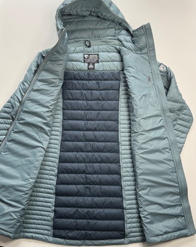 KUHL Spyfire 800 Fill Goose Down Parka Jacket Womens Small Blue Never Worn - Picture 6 of 21