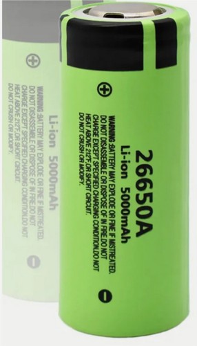 1/2/4 Batteria ricaricabile + caricabatterie usb 26650 5000mAh 3.7V 4.2V - Foto 2 di 3