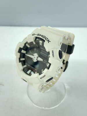 CASIO G-SHOCK GA-700-7AJF Black/White Rubber Quartz Digital