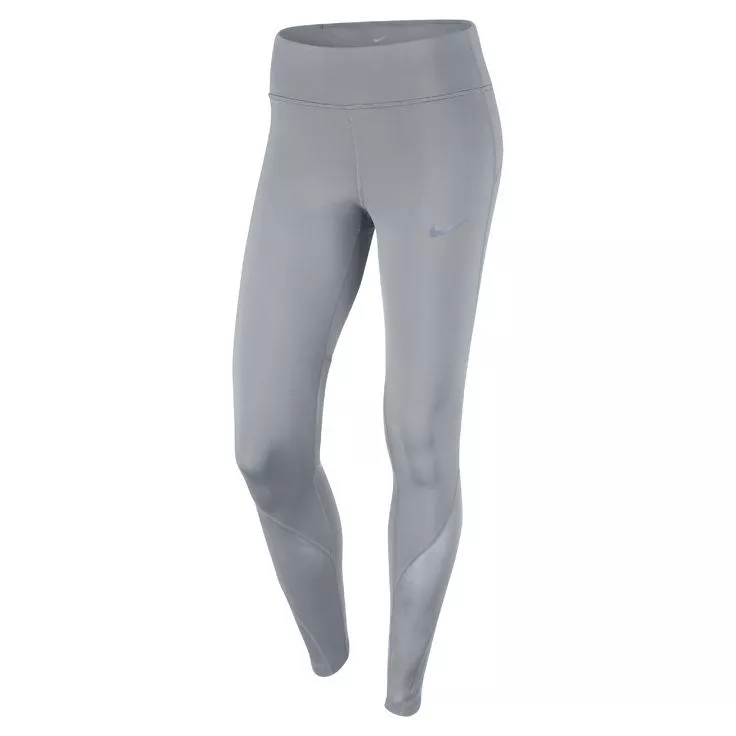 Nike Women's Epic Lux 27.5 Light Grey Mesh Running Tights (842923-012)  Size M