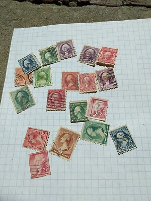 US Postage Stamps Vintage Collection Of 25 Stamps Well Over 60  display picture 1