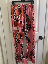 Ladies Flared Bell-bottoms Long Pants 1970's Peace Hippie Pattern Size 2XL