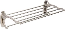 Ginger Bath Circe 24" Hotel Towel Shelf W/ Towel Bar Polished Nickel Finish