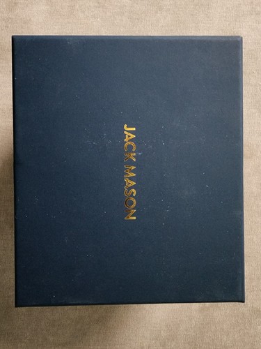 Jack Mason JM-A101-107 Gold case Black dial Quartz Aviator Watch 100m Sapphire - Picture 2 of 14