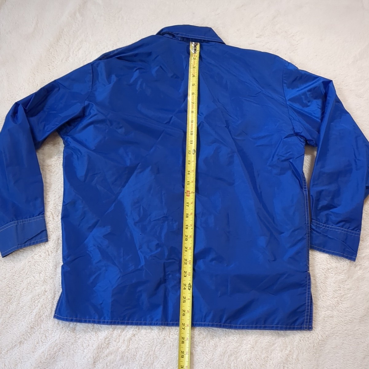 Vintage WHITE STAG windbreaker Sz S nylon jacket Blue 1980s ski