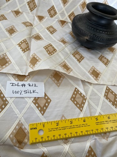 Designer Quality 100% Silk Shantung Novelty fabrics!!! - Picture 3 of 4