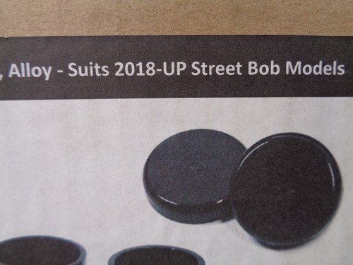 HARLEY DAVIDSON, STREET BOB, 2018 Up, KPR -UPPER FORK & NUT COVERS, GLOSS BLACK - Picture 10 of 12