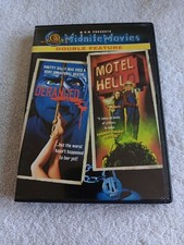 Deranged (1974) /Motel Hell (1980) Midnite Movies DVD Double Feature Horror Used