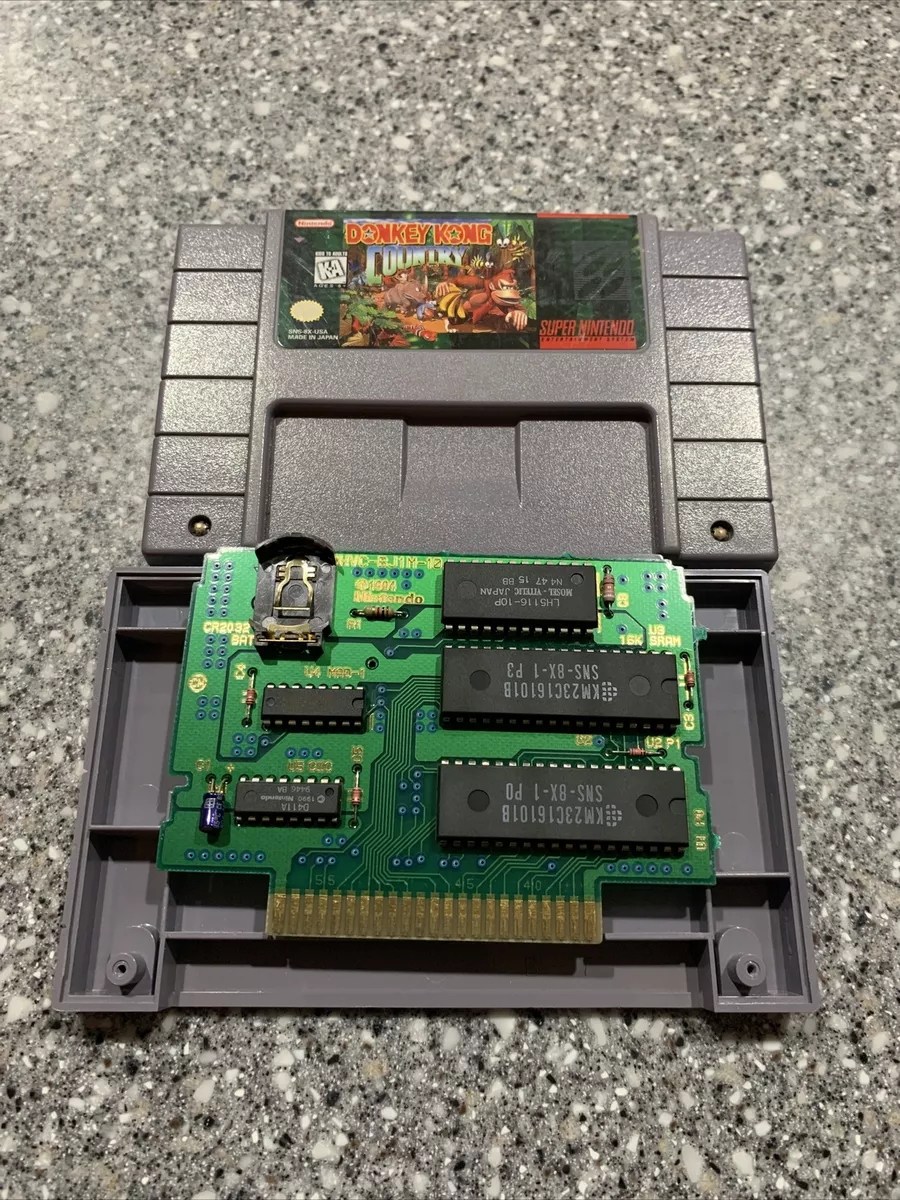 Donkey Kong 3: Another Rise! Cartridge Snes US Version super mario