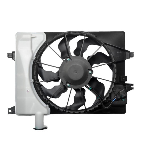 Radiator Cooling Fan Assembly for 2014-2017 Hyundai Elantra 2015-2018 Kia Forte - Picture 2 of 9