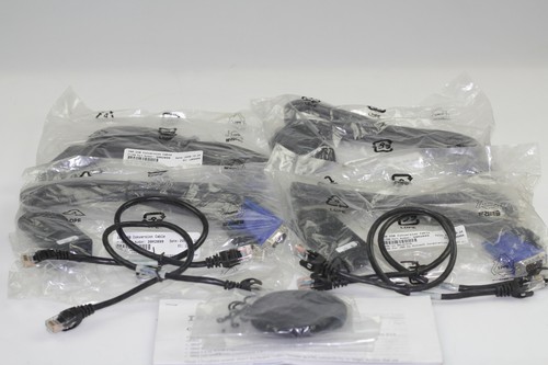Lot of 4 Genuine IBM 1.5M USB KVM Conversion Cable 4FT 39M2899 - 第 1/3 張圖片