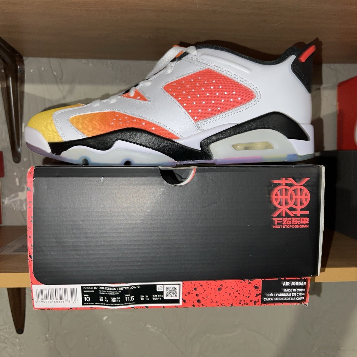 jordan 6 low sunset