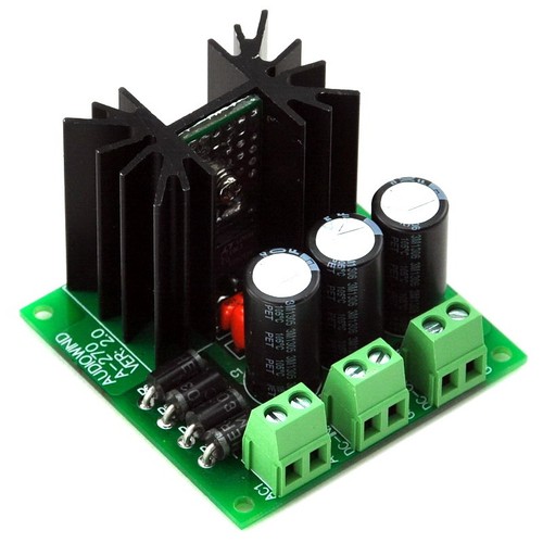 Ultra-low Noise <40μV Adjustable Voltage Regulator Module, 1.25~20V / 1.5 Amp.