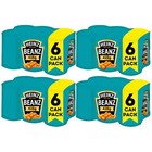 Heinz Beanz Baked Beans In Tomato Sauce Rich Flavour Tin Cans Big Pack 24 x 415g