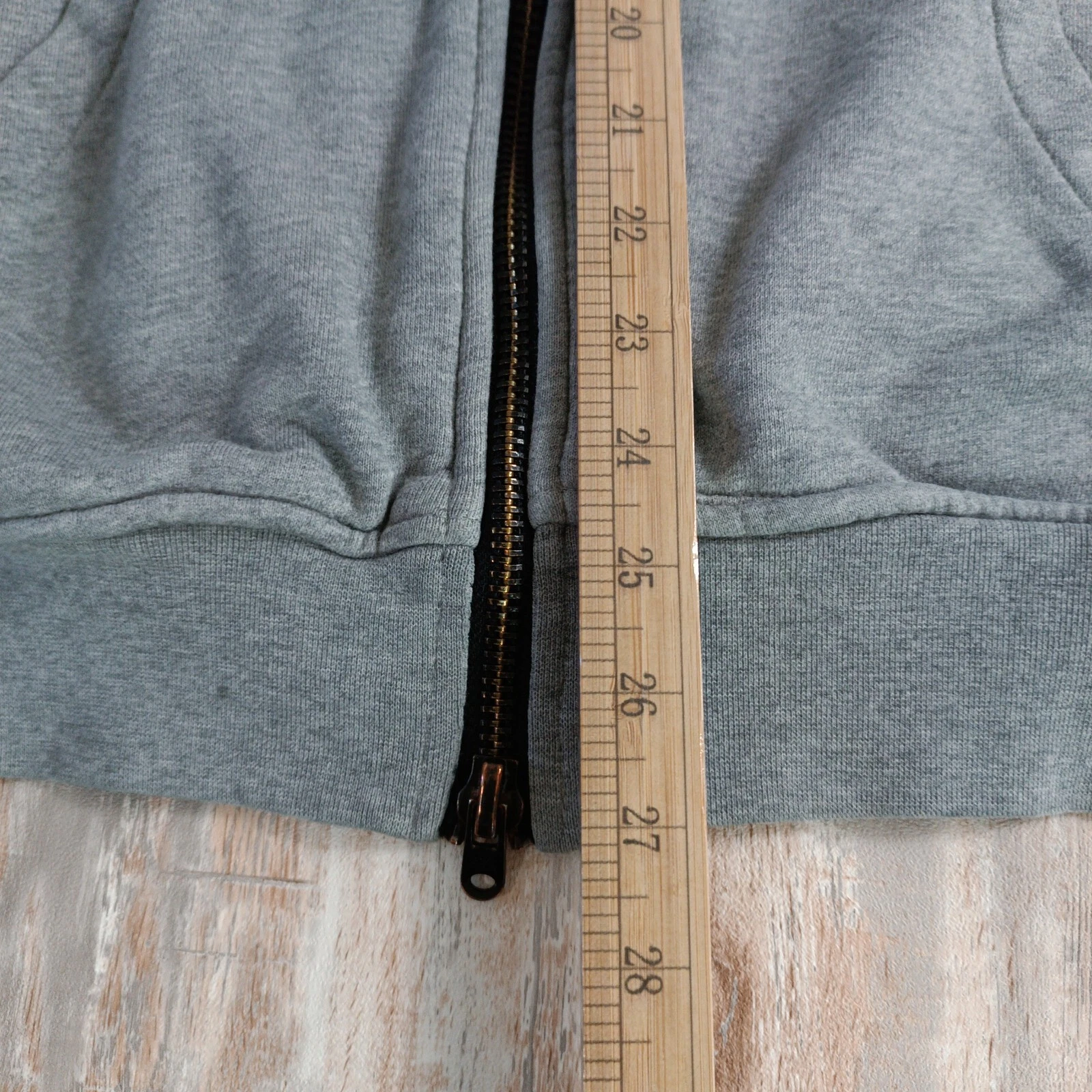 Felpa con cappuccio uomo Fear of God Essential L cotone grigio full zip