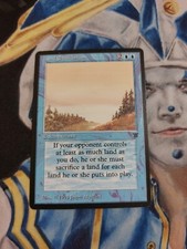 Land Equilibrium MTG Legends Rare Blue Enchantment Near-Mint x1