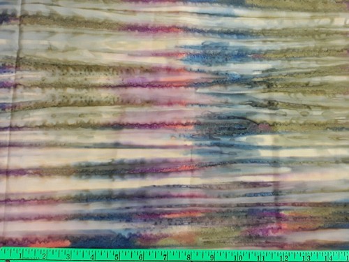 Benartex Bali Batik Fabric, Muti-colored Tie-Dye, 1yd×44", 100% cotton - Picture 2 of 2