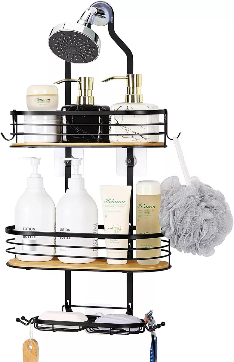 Hanging Shower Caddy, Bathroom Shelves Over Shower Head, Bathroom