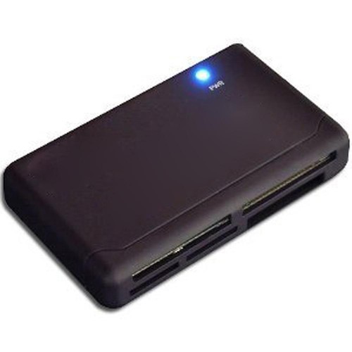 BlackAll in OneMemoryCardReaderUSBExternal SD SDHC Mini Micro M2 MMC XD CF - Afbeelding 4 van 12