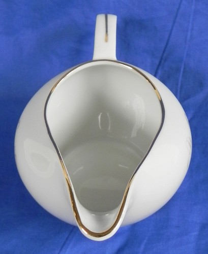 Kaysons Fine China "Golden Rhapsody" Creamer + Sugar Bowl & Lid, Gold Rim, 1961 - Picture 5 of 13