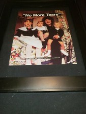 Ozzy Osbourne No More Tears Rare Original Radio Promo Poster Ad Framed!