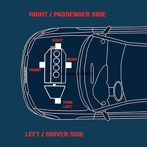 Montaje de motor delantero para Nissan Altima Murano Máxima Quest 3,5 L - Imagen 8 de 9