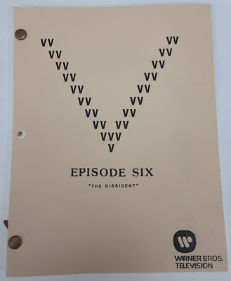 V / Paul Edwards 1984 TV Script, Robert Englund & June Chadwick ''The Dissident''