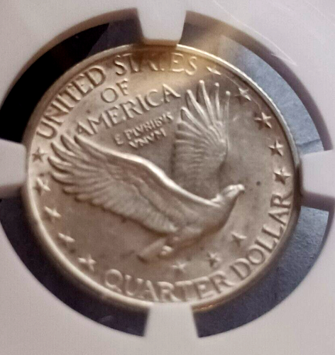 1926 P STANDING LIBERTY QUARTER NGC MS62 TRES JOLI - Photo 4/4