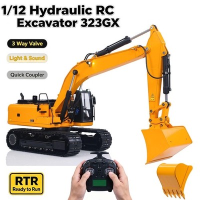 1/12 Metal RC Hydraulic Excavator 323GX RTR RC Engineering Model Hobby Grade