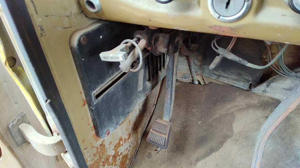 1969 Ford F100 Driver painel de acabamento de ventilação inferior esquerda fabricante de equipamento original - Imagem 3 de 3