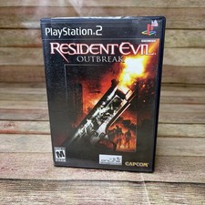 Resident Evil Outbreak Playstation 2 PS2 2003 Capcom Tested Disc Case No Manual