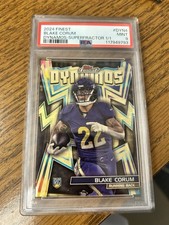 2024 Topps Finest Dynamos Blake Corum #DYN-4 SuperFractor /1 (RC)