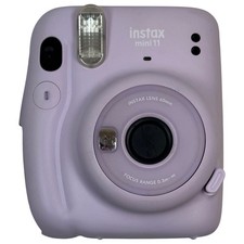 Fujifilm Instax Mini 11 Fuji Instant Film Camera Purple MISSING BATTERY COVER 