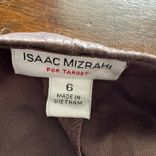 Isaac Mizrahi Damen Größe 6 Braun Knopfleiste Gürtel Shirtkleid - Bild 7 von 10
