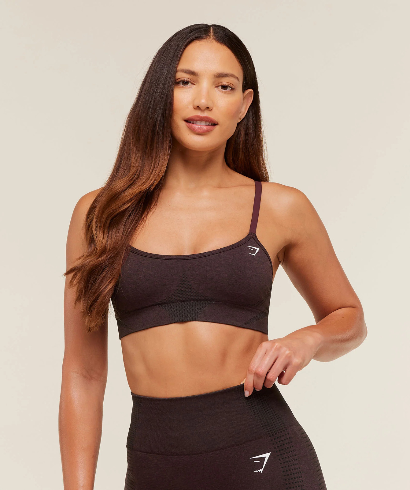 Gymshark Women's Vital Seamless Sports Bra - Rich Maroon
