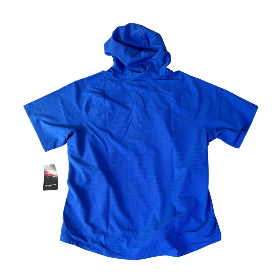 De Colección Rawlings Para Hombre Azul Manga Corta Ajuste Atlético ColorSync Sudadera con Capucha Pullover XL Foto 2 de 4