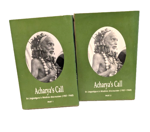 Acharya's Call Madras Discourses Book Set Second Edition 1995 Part 1 & 2 Aiyer - Picture 3 of 9