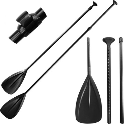 LBW Stand up Paddle Board Paddle - 3 Pieces Adjustable Aluminium Alloy Floating