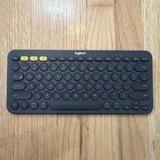 Logitech Portable Bluetooth Keyboard Black English QWERTY Standard Plastic