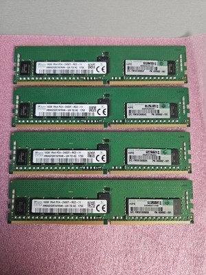 64GB 4*16 SK hynix PC4-2400T-RC2-11 R-DIMM DDR4 HPE 809082-091 HMA82GR7AFR4N UH