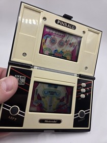 Game And Watch By Nintendo Multiscreen Pinball Working No Battery Cover 